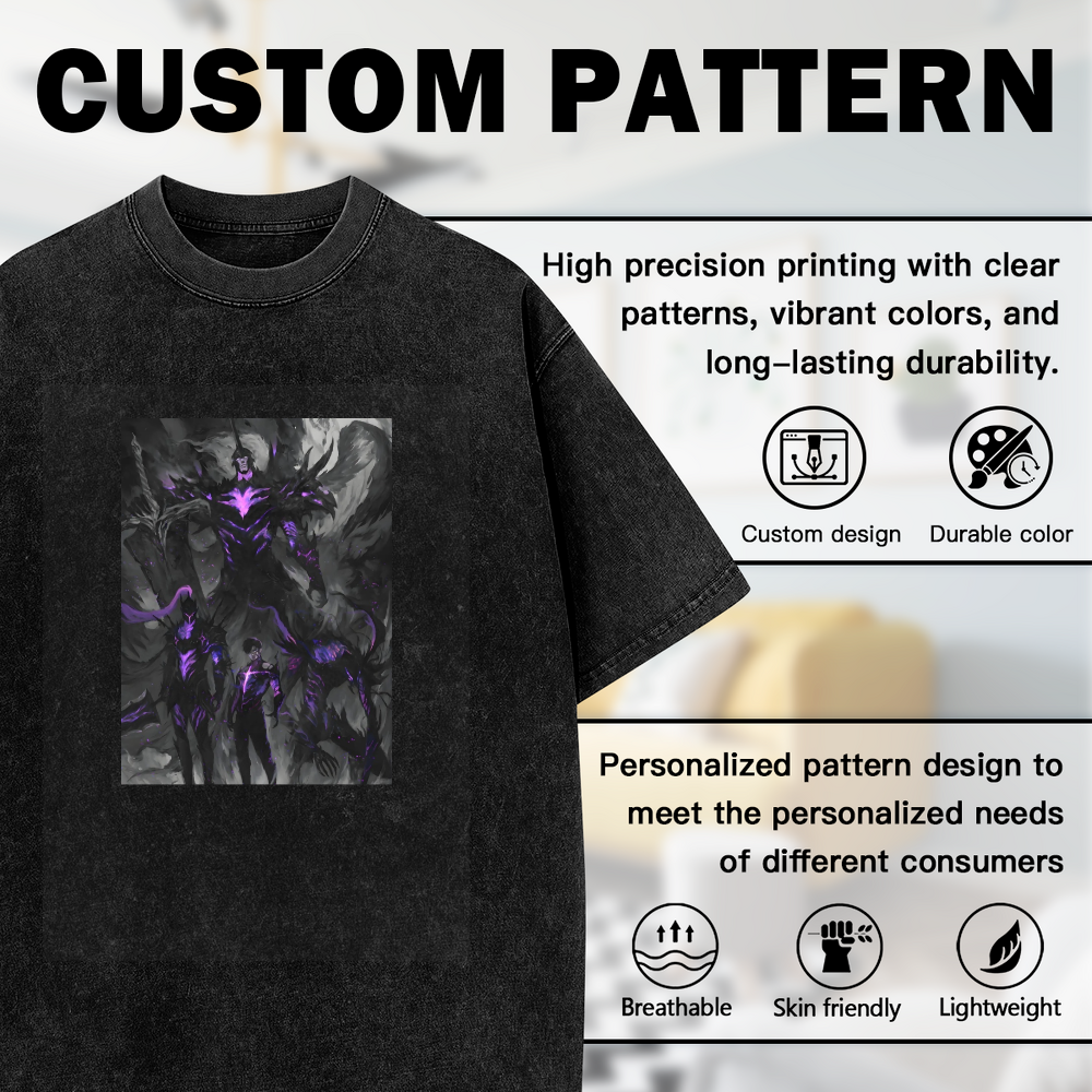 Solo Leveling - Custom Short-Sleeve Shirt